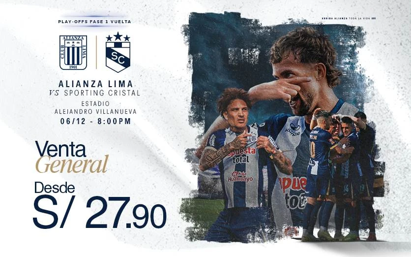 Alianza Lima Vs Sporting Cristal | Play Off - Fase 1