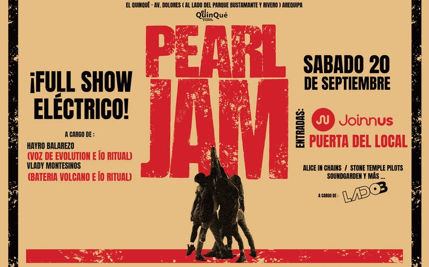 PEARLJAM el Tributo by HAYRO BALAREZO x primera vez en AREQUIPA