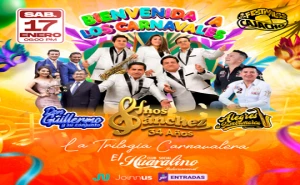 Bienvenida a los carnavales en los 34 aniversario de Los Hermanos Sanchez