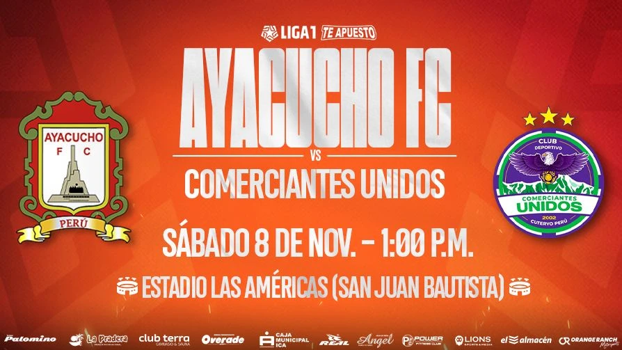 AYACUCHO FC VS COMERCIANTES UNIDOS | Joinnus