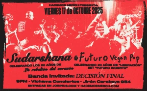 Sudarshana & Futuro Vegan pop en Lima
