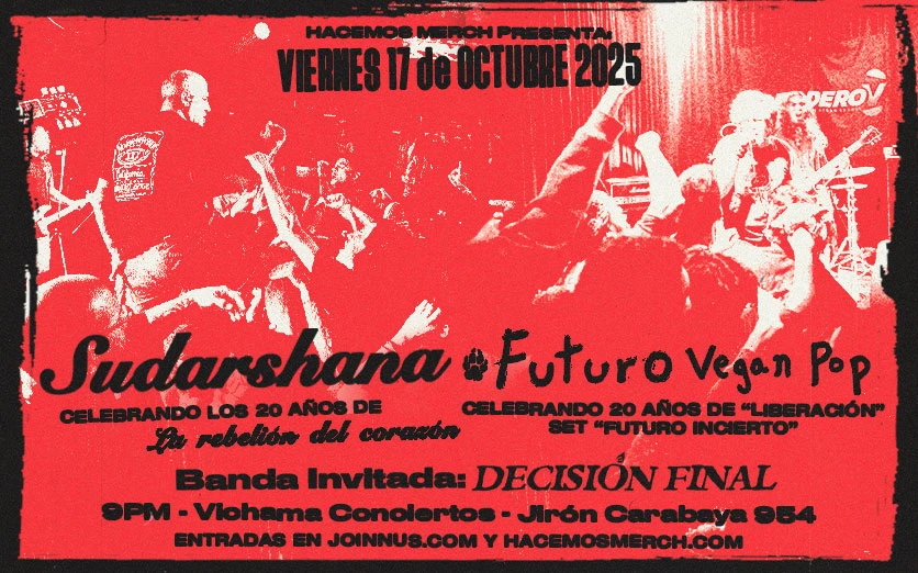 Sudarshana & Futuro Vegan pop en Lima