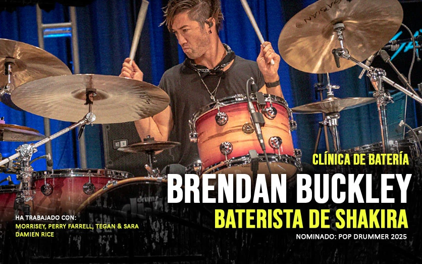 MASTERCLASS DE BATERÍA CON BRENDAN BUCKLEY
