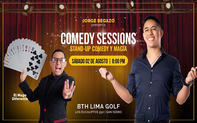 Jorge Begazo presenta "Comedy Sessions"