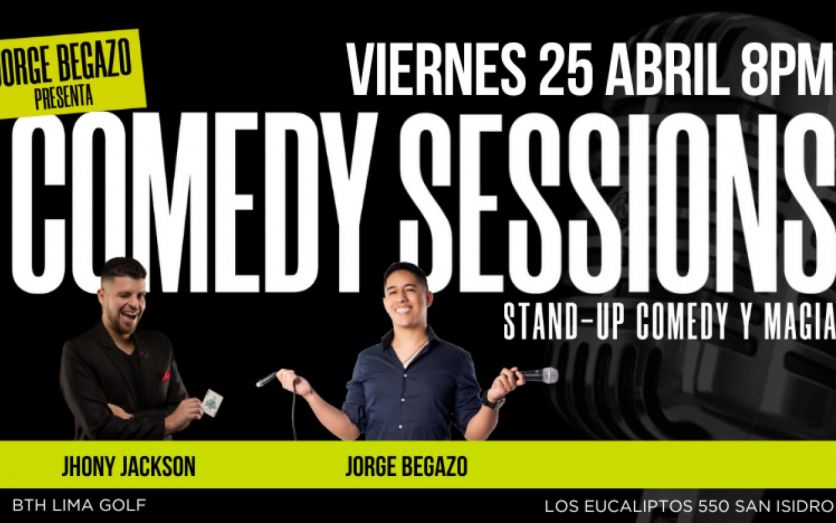 Jorge Begazo presenta "Comedy Sessions"