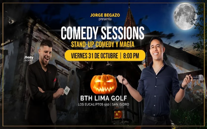 Jorge Begazo presenta "Comedy Sessions" edición Halloween