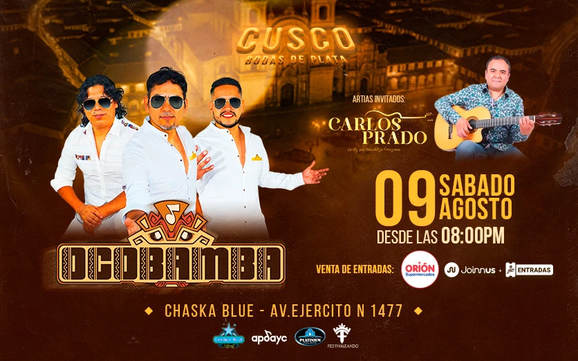 OCOBAMBA EN CUSCO / 25 AÑOS BODAS DE PLATA