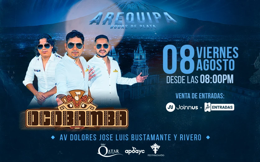 OCOBAMBA EN AREQUIPA / 25 AÑOS BODAS DE PLATA