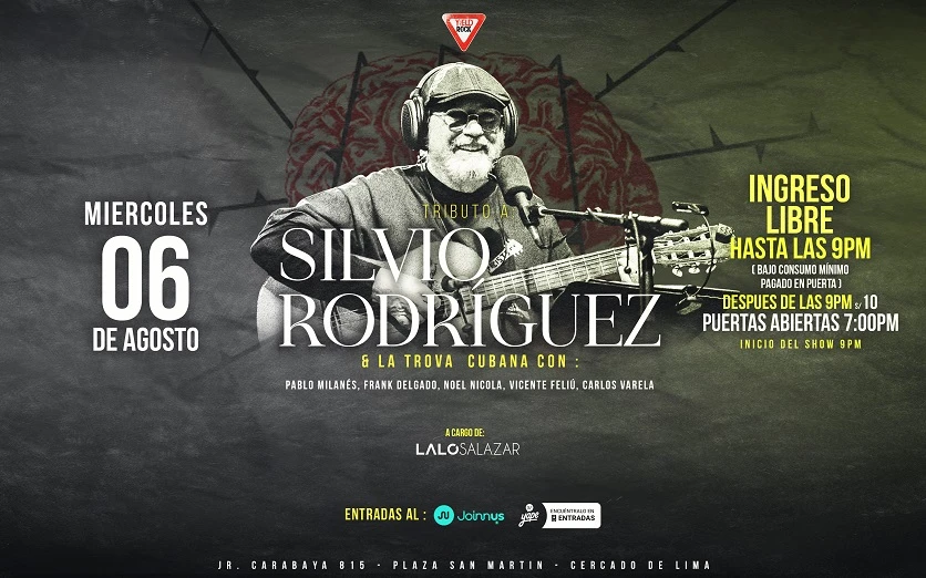 Noche de Trova en Lima - Tributo a Silvio Rodriguez