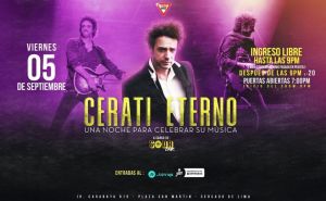 CERATI ETERNO – UNA NOCHE PARA CELEBRAR SU MÚSICA
