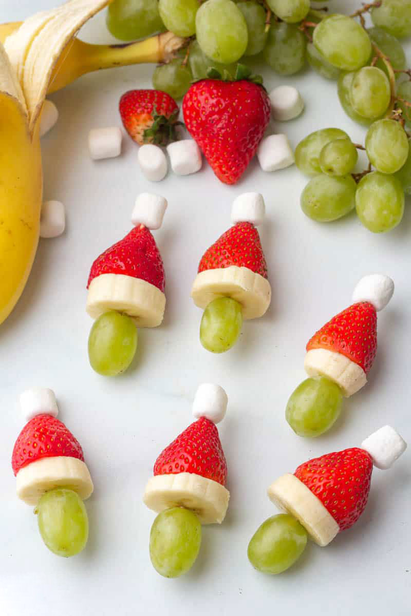 Frutas navidad gorro papa noel 64546 Blog Joinnus